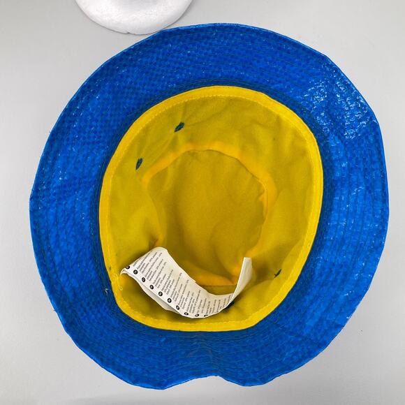 IKEA KNORVA Bucket Hat Blue & Yellow One Size Unisex Streetwear Cap - Picture 6 of 8